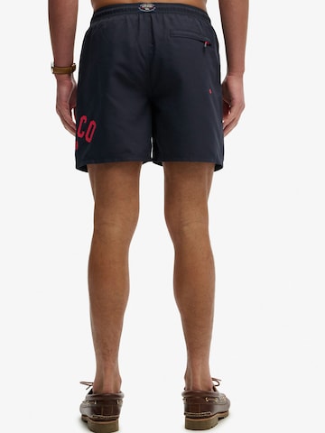Superdry & Co Badeshorts i blå