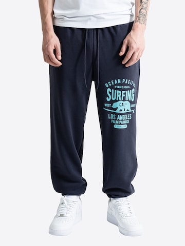 Tapered Pantaloni 'Chicama' de la Ocean Pacific pe albastru: față