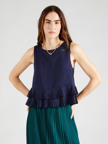 ABOUT YOU Blouse 'Line' in Blauw: voorkant