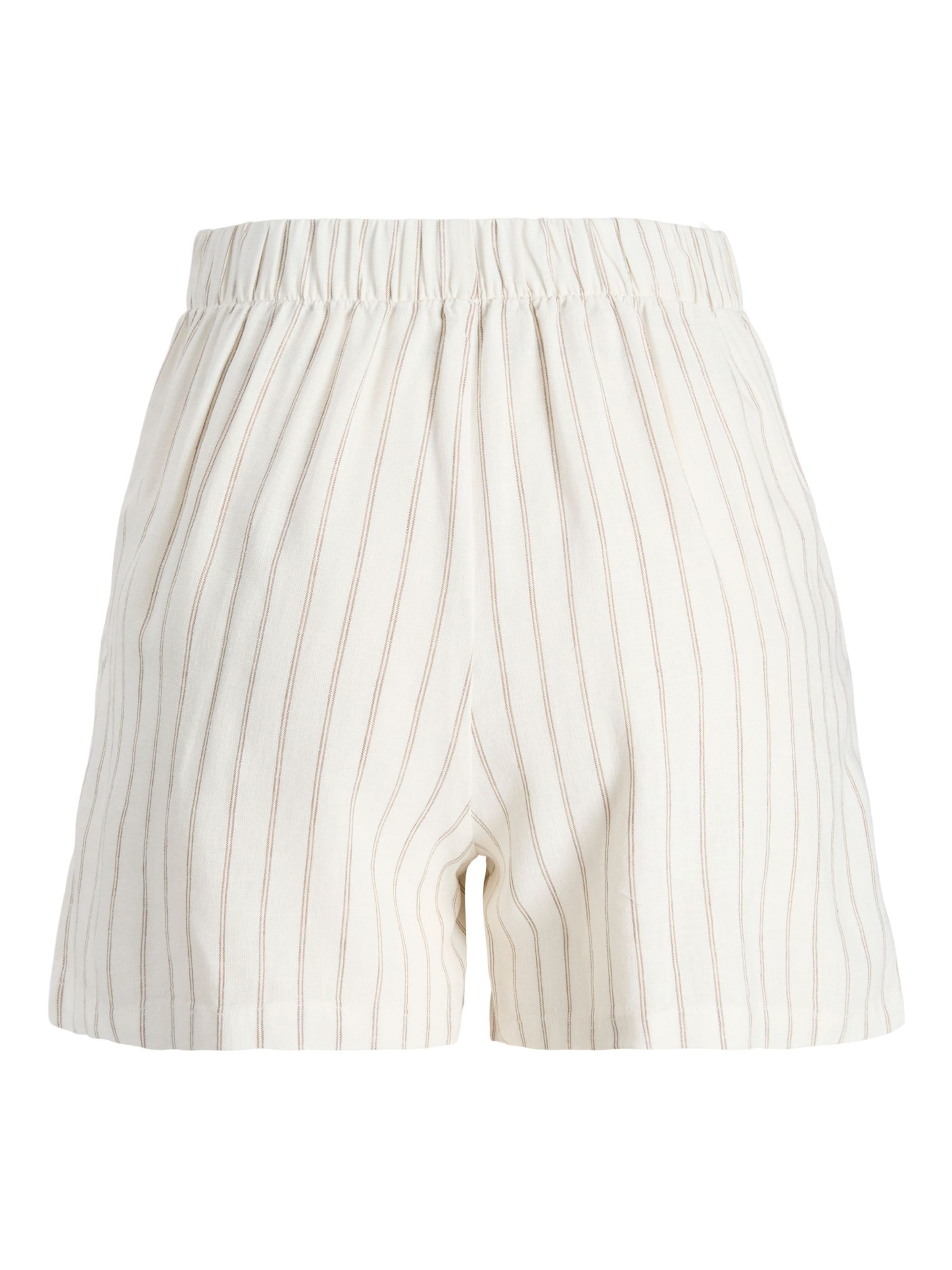 JJXX Wide Leg Bukser med lægfolder i beige