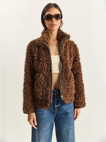 Bianco Lucci Between-Season Jacket in Brown