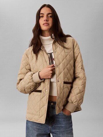 Calvin Klein Jeans Between-season jacket in Brown: front