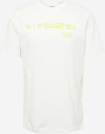 T-Shirt DIESEL en blanc : devant