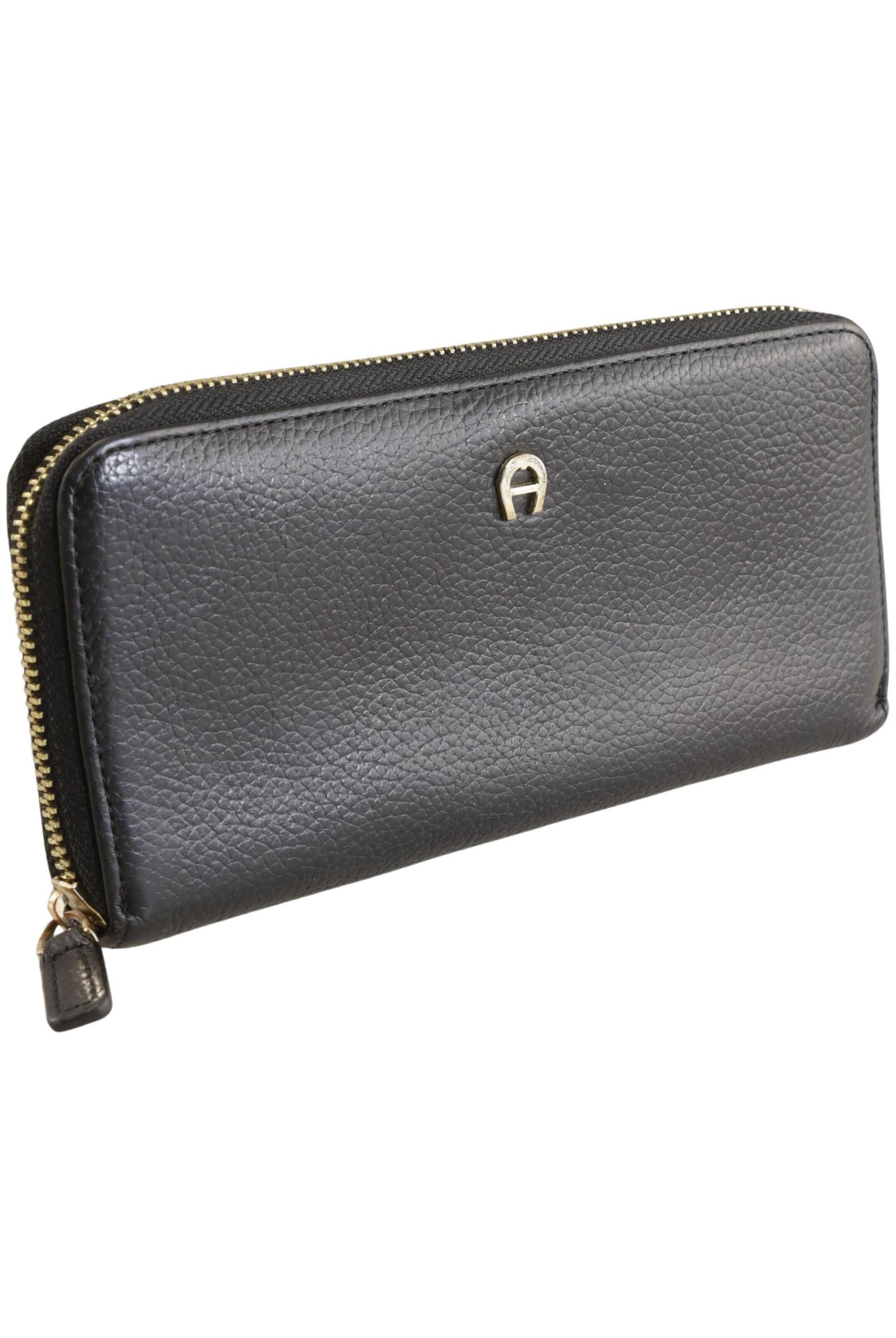 AIGNER Small Leather Goods in One size in Black: front