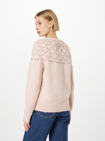 ONLY Sweter 'MISJA' w kolorze różowy