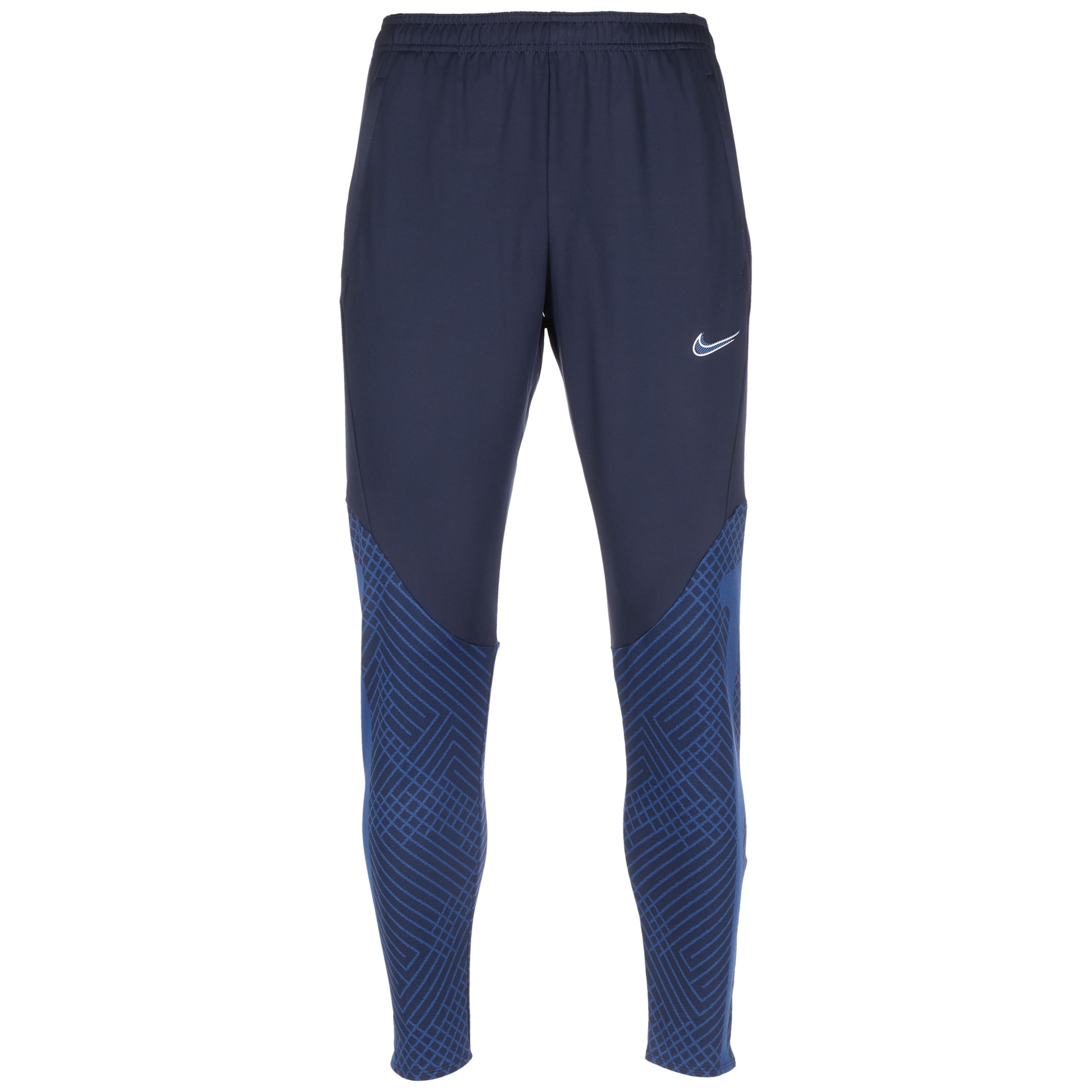 NIKE Regular Workout Pants 'Strike' in Blue: front