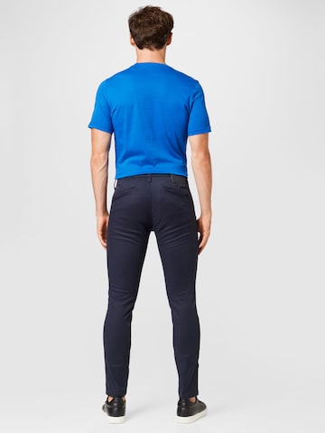 G-Star RAW - Skinny Calças chino em azul