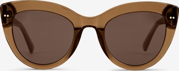 Kapten & Son Päikeseprillid 'Sofia Transparent Caramel Brown', värv pruun