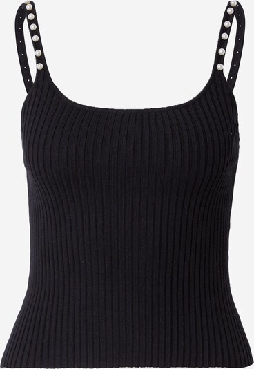 ONLY Tops en tricot 'LAVI' en noir / blanc perle, Vue avec produit