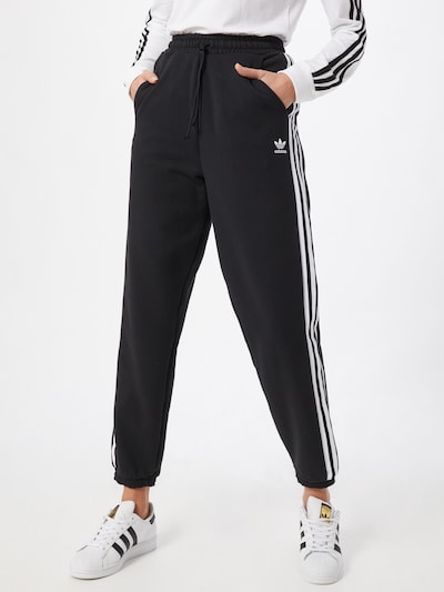 ADIDAS ORIGINALS Kalhoty - černá / bílá, Model/ka