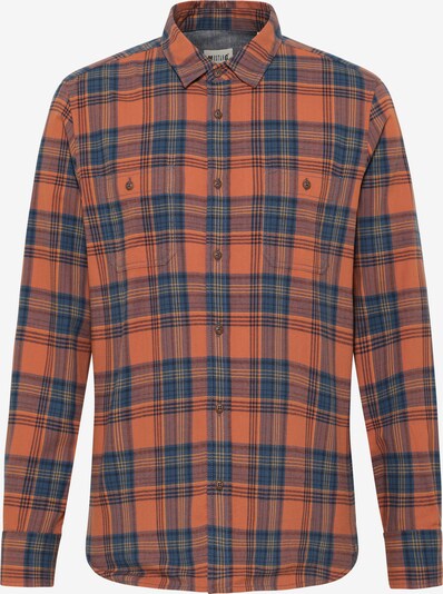 MUSTANG Button Up Shirt in Blue / Orange, Item view