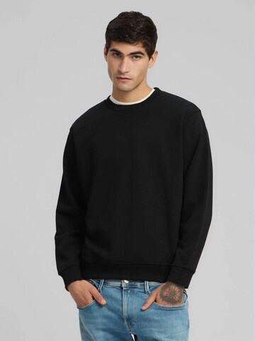 Sweat-shirt REPLAY en noir : devant