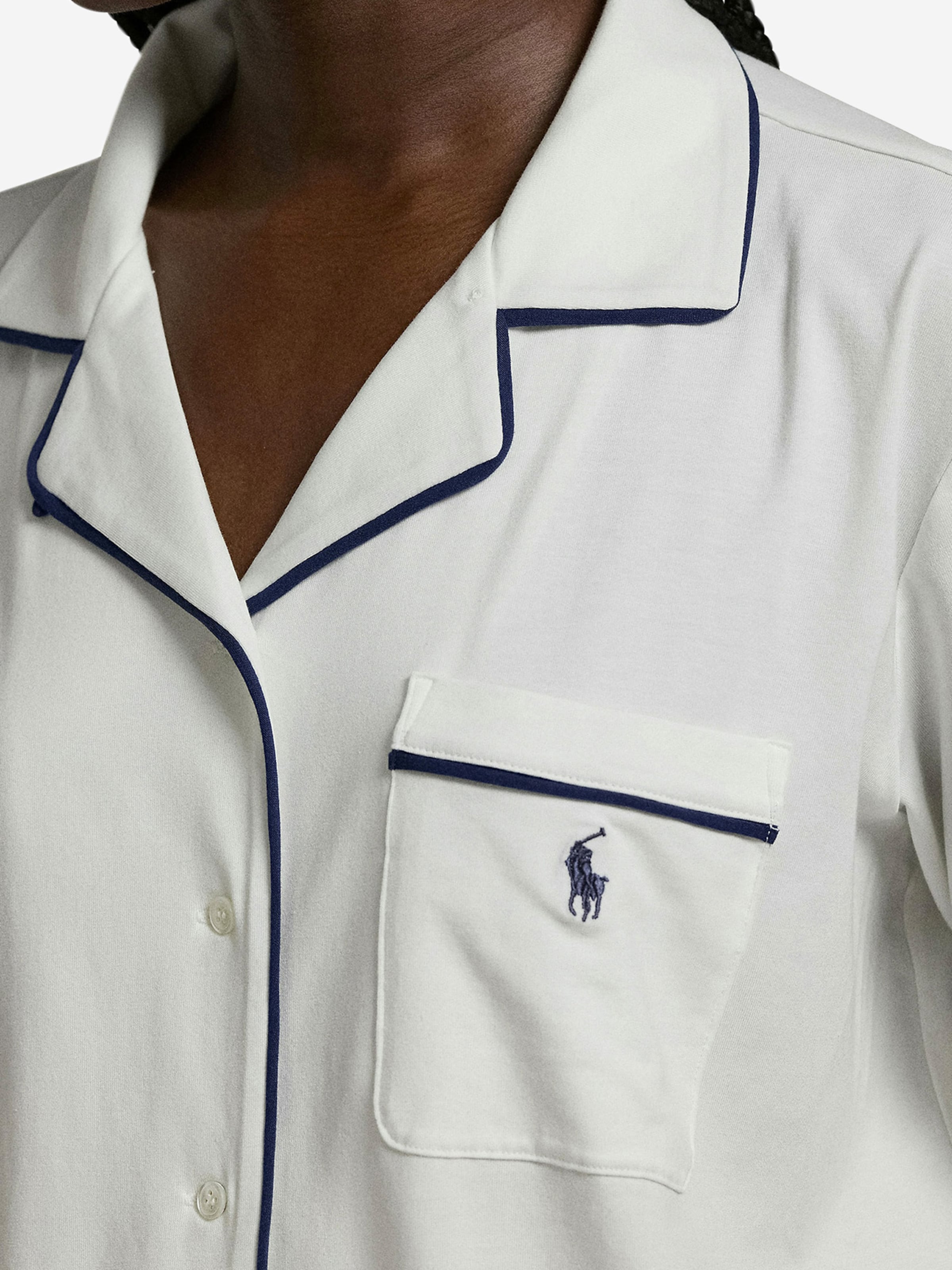Pyjama ' Polo Essentials ' Polo Ralph Lauren en blanc