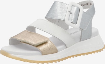 Rieker Sport Sandals in Silver: front