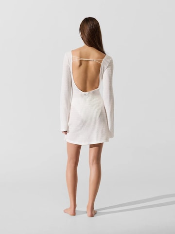 Karl Lagerfeld Пляжное платье ' Mini-Strandkleid mit Struktur und Perlen ' в Бежевый