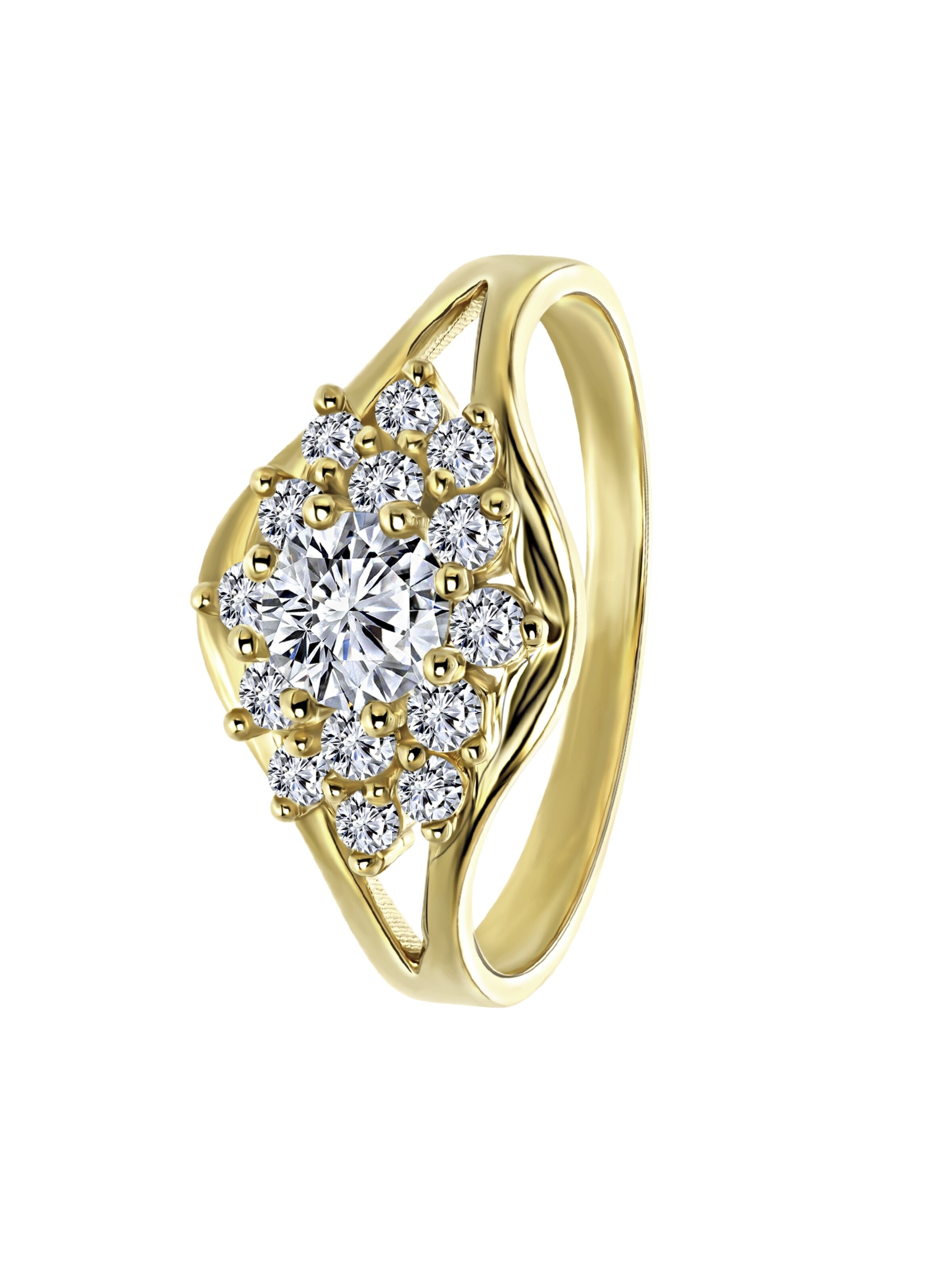 Bague 'Klassisch' Lucardi en or : devant