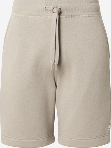 G-STAR - Loosefit Calças 'Premium Core' em cinzento: frente