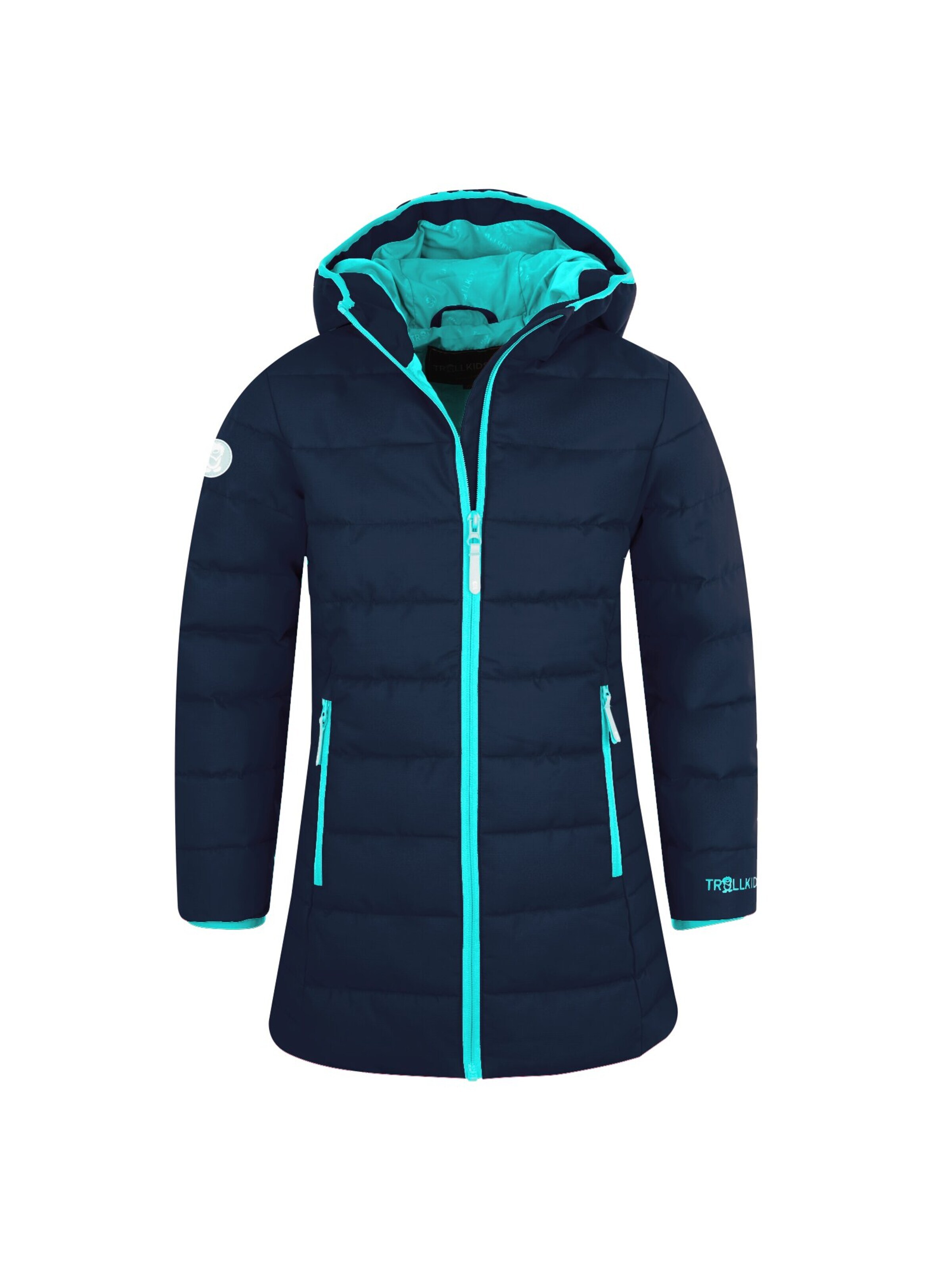 TROLLKIDS Winter Jacket in Blue: front