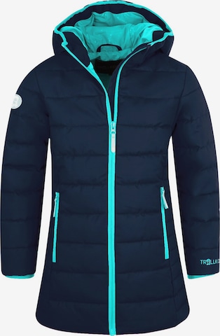 TROLLKIDS Winter Jacket in Blue: front