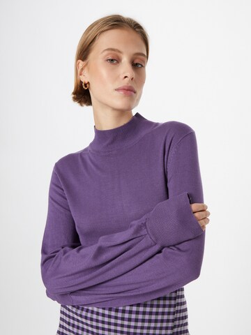 ICHI Sweater 'MAFA' in Purple