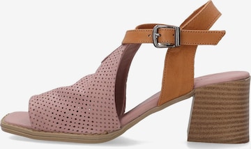 VENEZIA Sandale 'Venezia' in Pink: Vorderseite