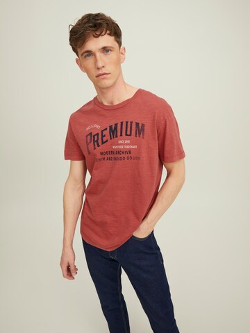 JACK & JONES Shirt 'CARLYLE' in Red