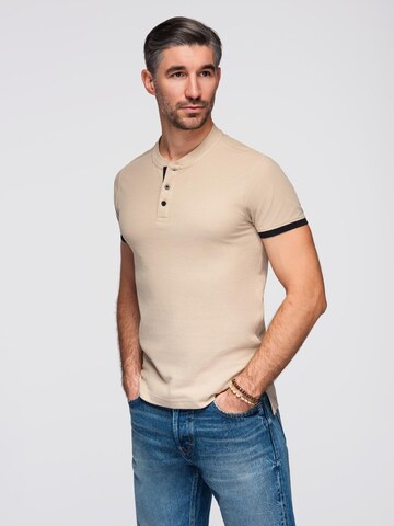 Ombre Shirt in Beige