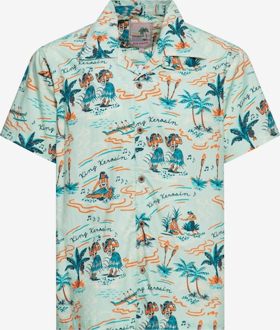King Kerosin Hemd 'Hula Hawaii' in XXXL in mint, Produktansicht