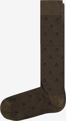 Chaussettes Scalpers en vert : devant
