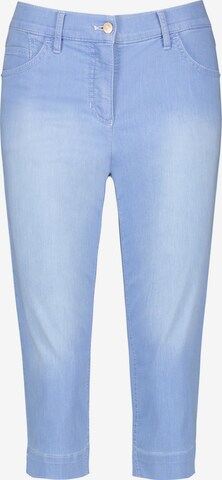 Slimfit Jeans 'Best4Me' de la GERRY WEBER pe albastru: față