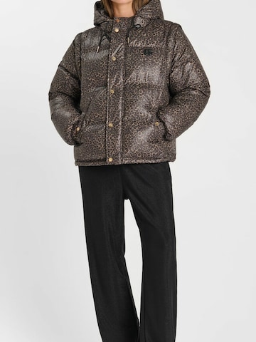 Veste d’hiver 'Inge' Le Temps Des Cerises en marron : devant