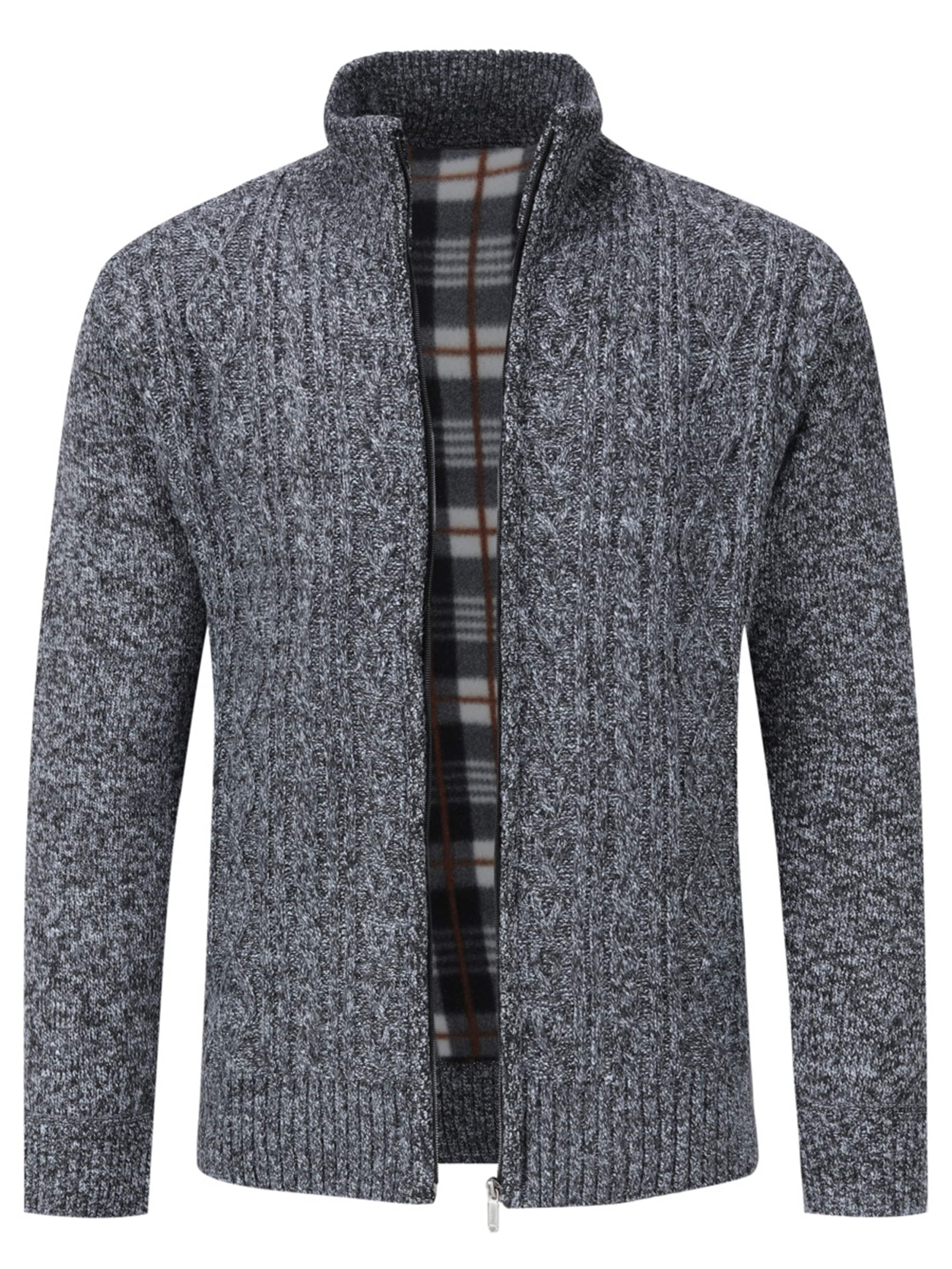 Youthup Knit Cardigan in Dark grey, Item view