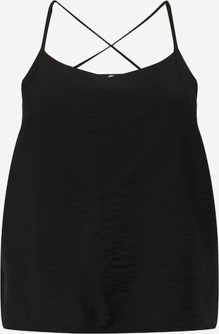 ABOUT YOU Curvy Top 'Helene' in Zwart: voorkant