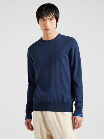 La Martina Sweater in Blue: front