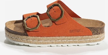 Bayton - Sapato aberto 'Alcee' em laranja: frente