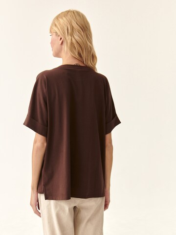 TATUUM Shirt 'LIKE' in Brown