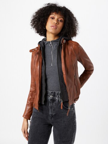 Veste mi-saison 'Cacey' Gipsy en marron : devant