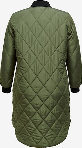 ONLY Carmakoma Between-Season Jacket 'Carrot' in Green