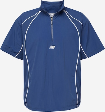 new balance Trainingsjacke 'Hoops Shooting' in Blau: predná strana