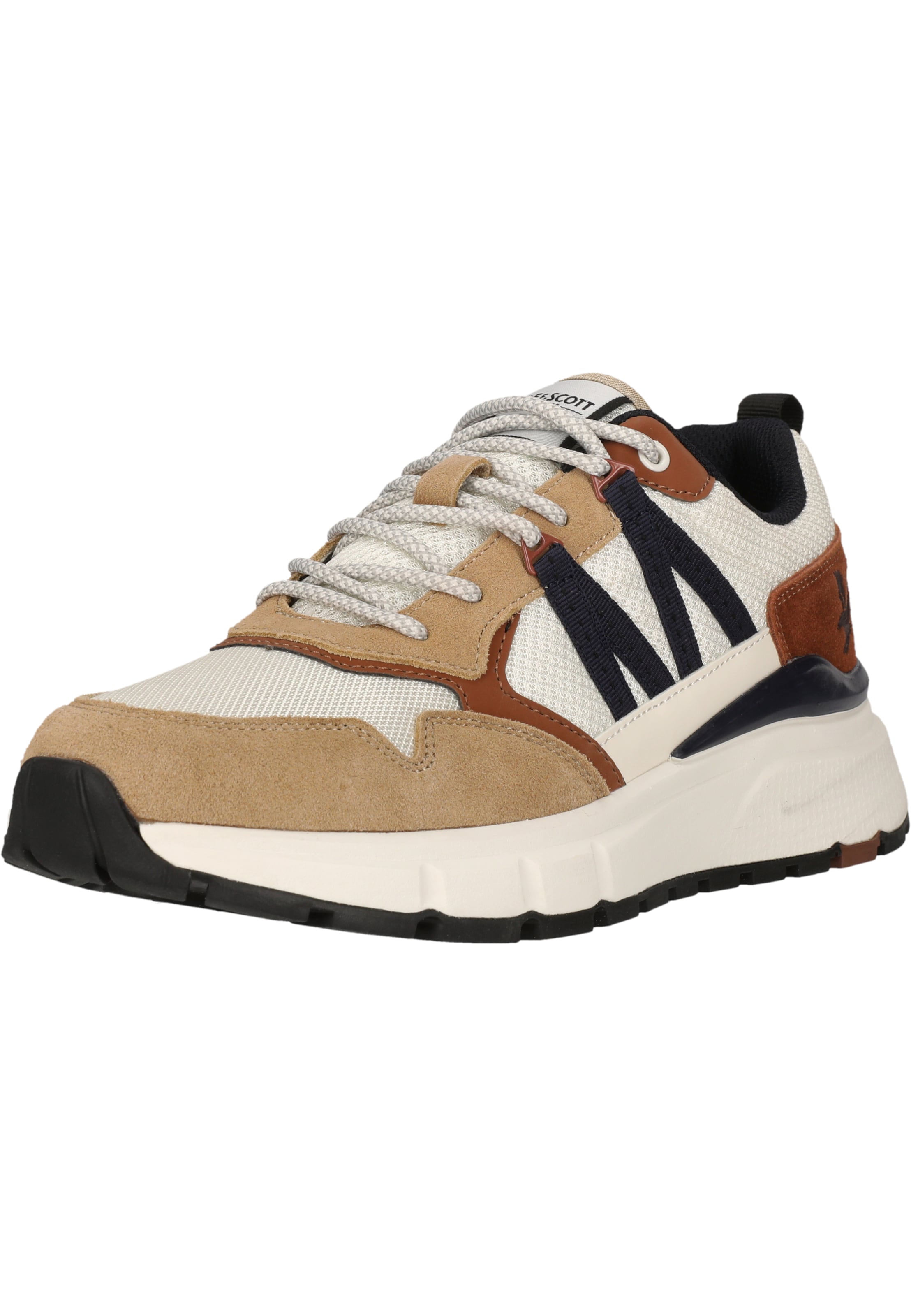 Lyle & Scott Platform trainers 'Lennox' in Orange: front