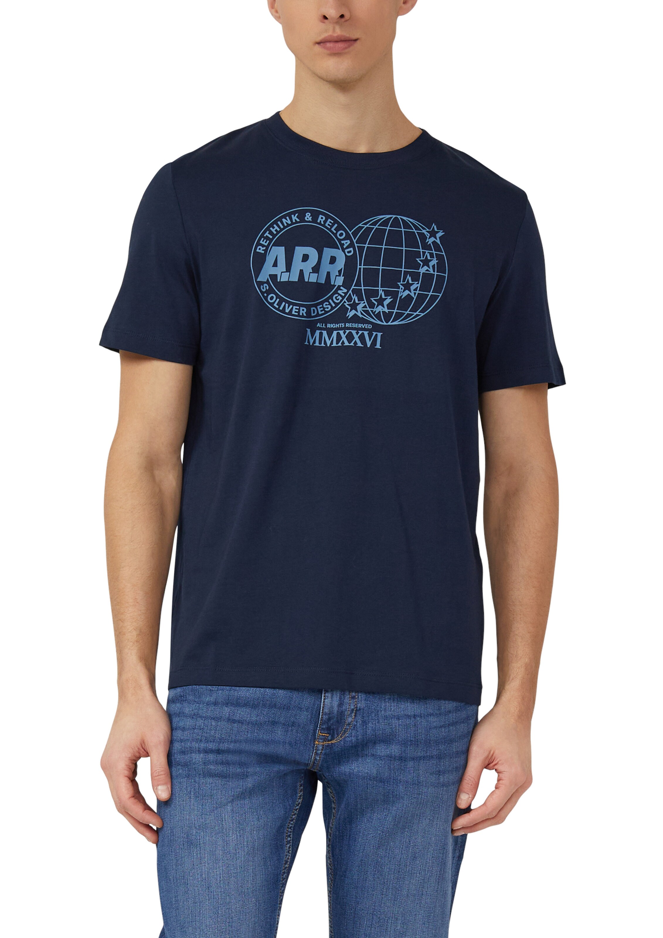 T-Shirt s.Oliver en bleu