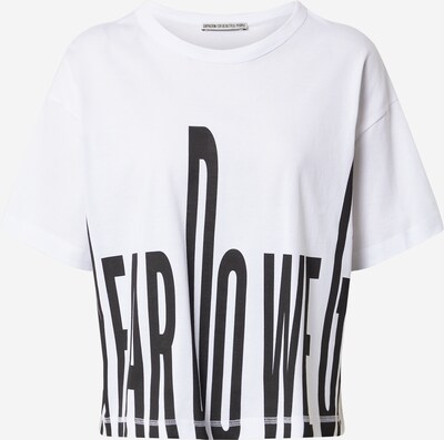 DRYKORN Shirt 'LUNIE' in schwarz / weiß, Produktansicht