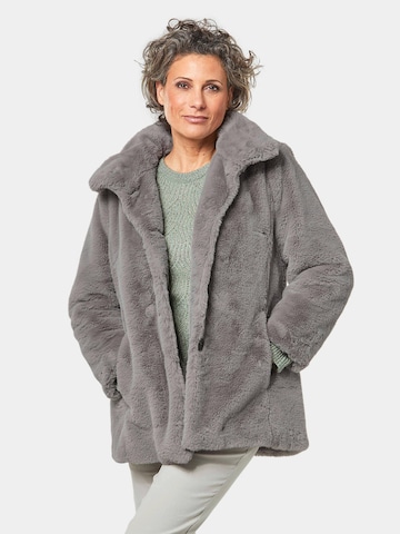 Goldner Winter Coat in Grey: front