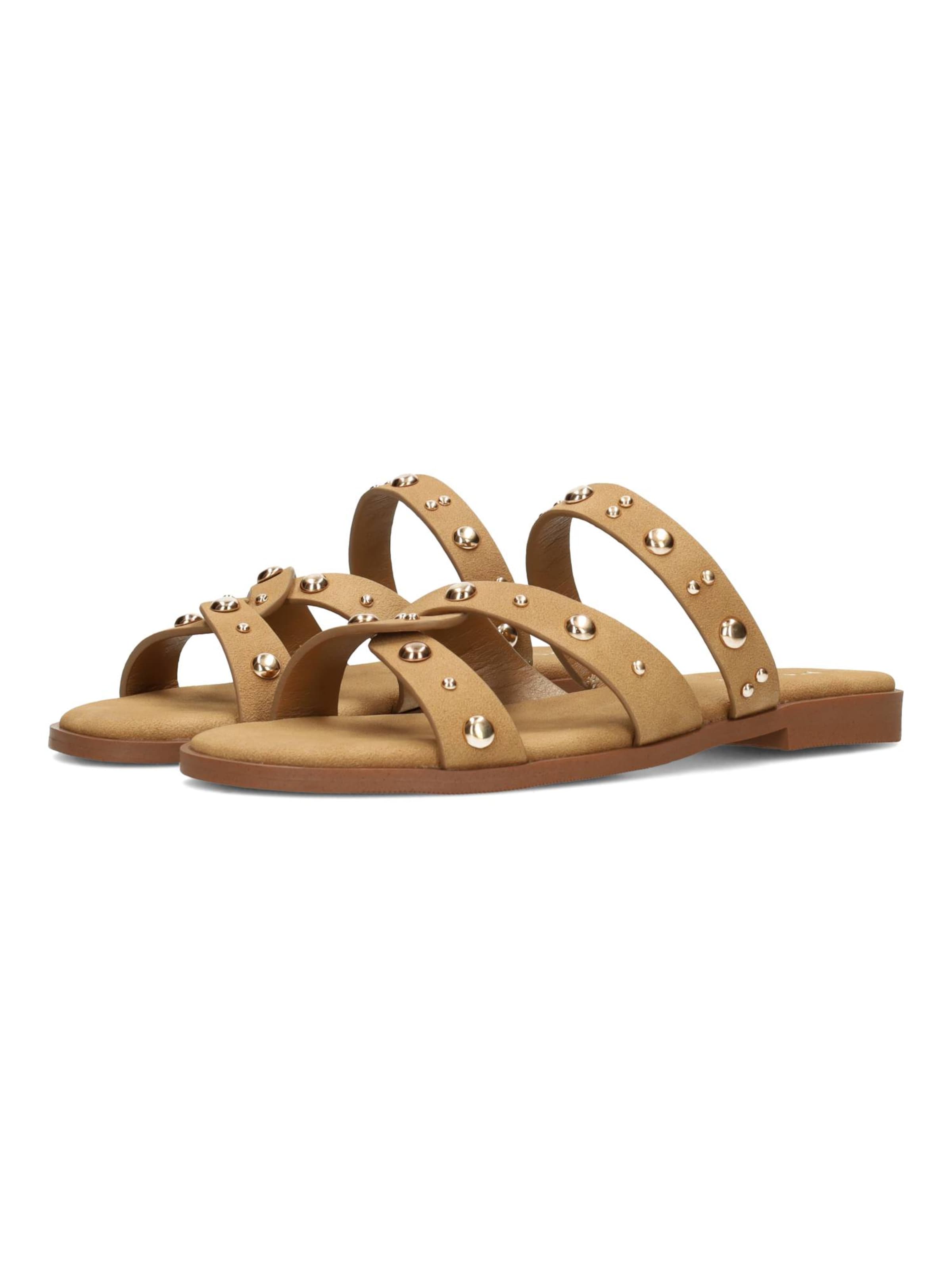 Mule ' LINDE ' POSH by Poelman en marron
