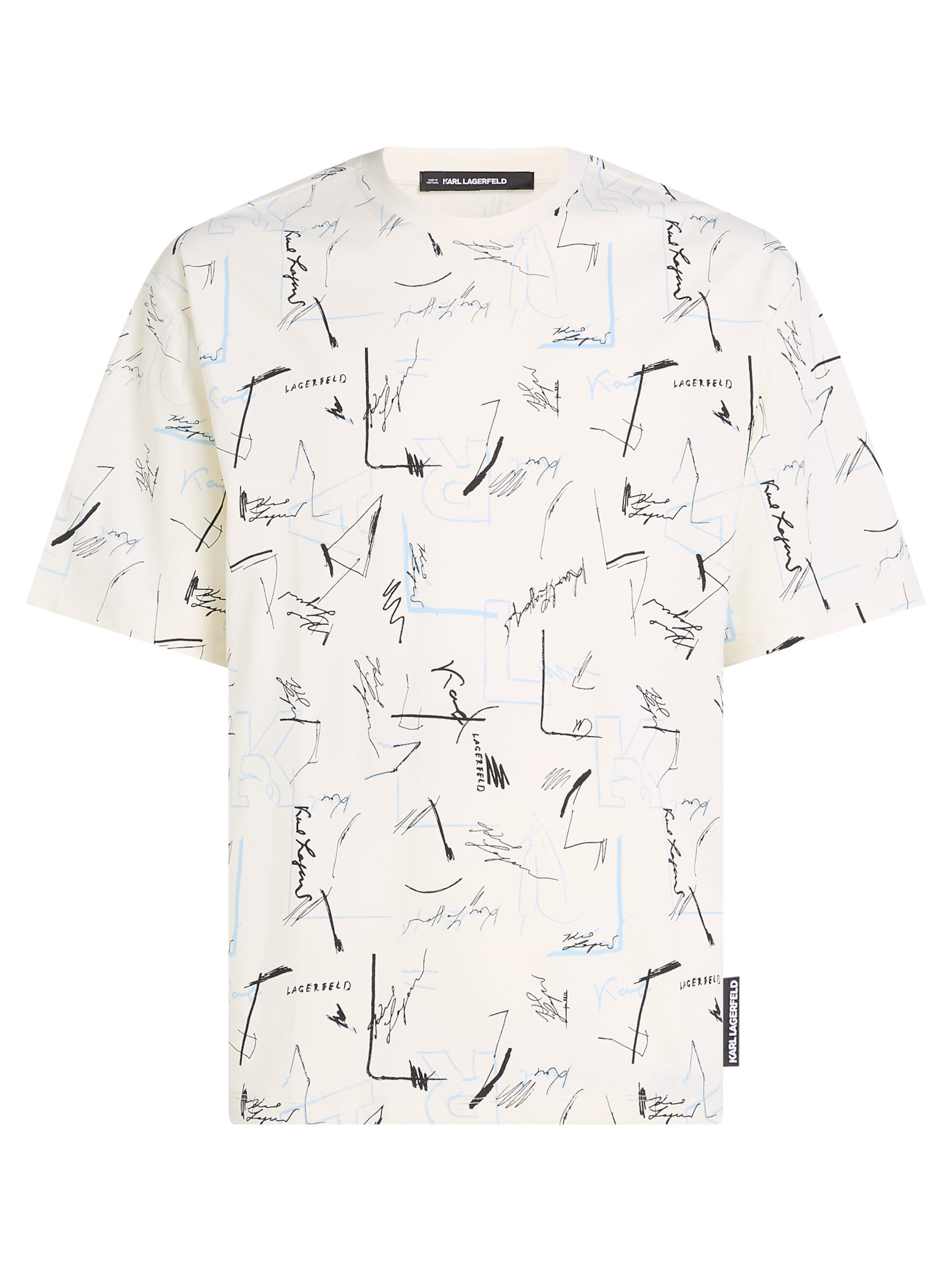 Karl Lagerfeld Tričko - Béžová: predná strana