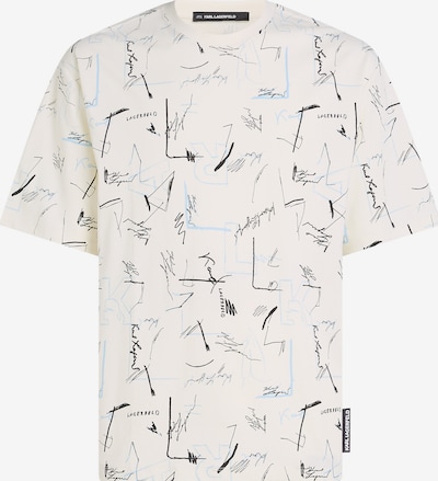 Karl Lagerfeld Paita värissä kerma / vaaleansininen / musta, Tuotenäkymä