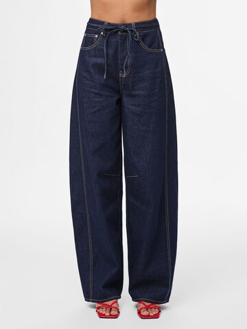 PIECES Baggy Jeans i blå: forside
