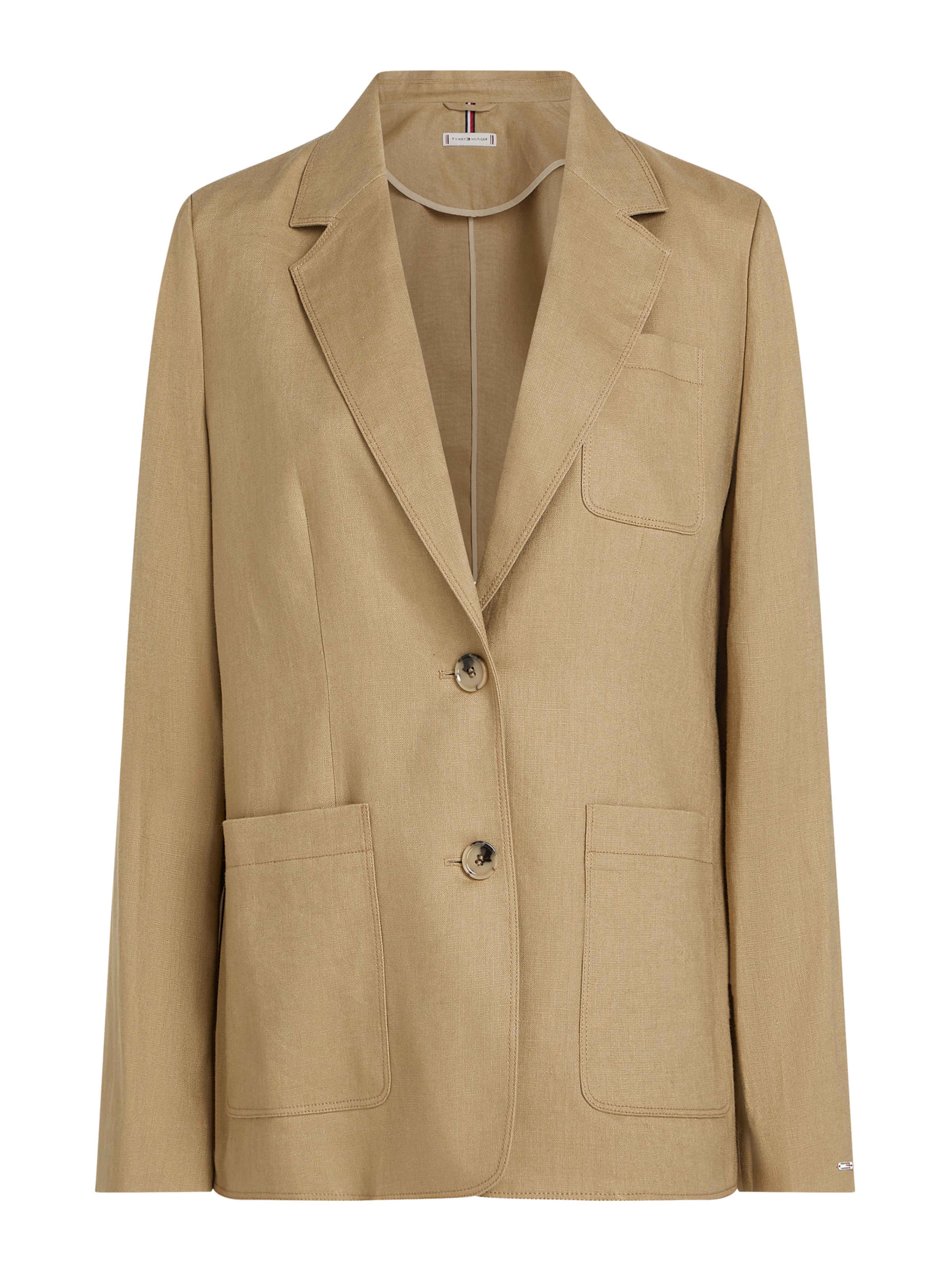 TOMMY HILFIGER Μπλέιζερ 'ESS' σε μπεζ: μπροστά