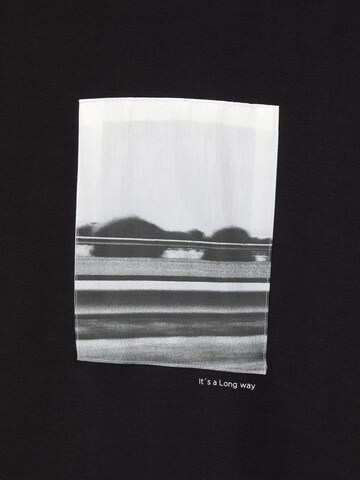 Pull&Bear Shirt in Zwart