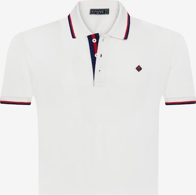 Sir Raymond Tailor Poloshirt 'Amsterdam' in navy / rot / weiß, Produktansicht
